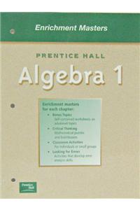 Algebra 1 5th Edition (Smith) Enrichment Masters 2001c