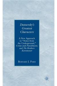 Dostoevsky's Greatest Characters
