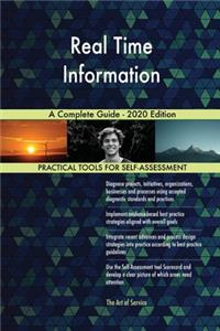 Real Time Information A Complete Guide - 2020 Edition