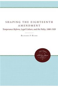 Shaping the Eighteenth Amendment