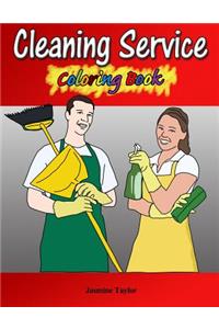 Cleaning Service Coloring Book