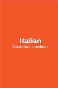Italian Vocabulary Notebook