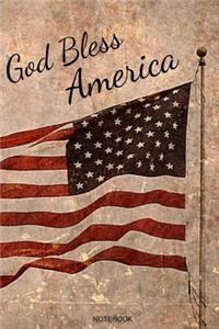 God Bless America Notebook