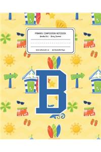 Primary Composition Notebook Grades K-2 Story Journal B