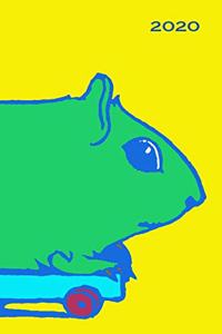 Big Yellow Guinea Pig 2020 Weekly Planner & Notebook