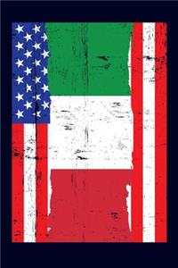 Italian American Flag Notebook