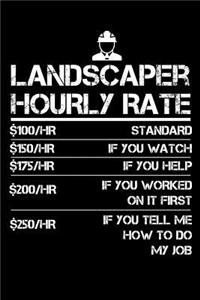 Landscaper Hourly Rate