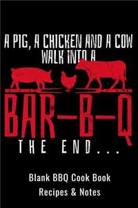 Blank BBQ Cookbook - Recipes & Notes