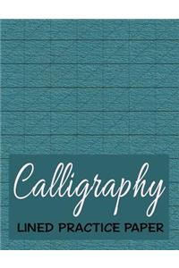 Calligraphy Lined Practice Paper