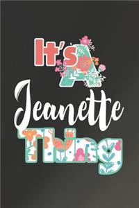 It's Jeanette Thing