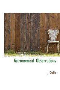 Astronomical Observations