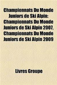 Championnats Du Monde Juniors de Ski Alpin