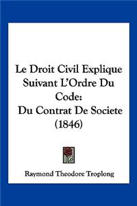 Droit Civil Explique Suivant L'Ordre Du Code