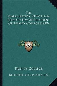 Inauguration Of William Preston Few, As President Of Trinity College (1910)