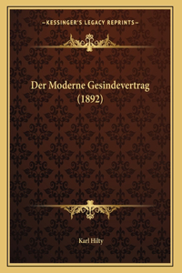 Der Moderne Gesindevertrag (1892)