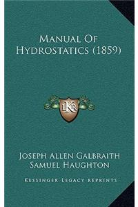 Manual Of Hydrostatics (1859)