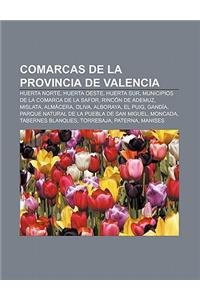 Comarcas de La Provincia de Valencia
