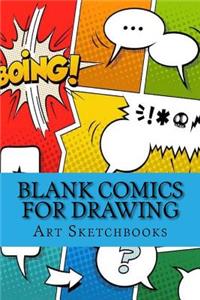 Blank Comics for Drawing: Mixed Basic, Staggered & Panoramic, 6"x9", 100 Pages