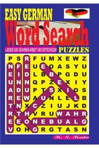 EASY GERMAN Word Search Puzzles