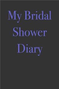 My Bridal Shower Diary