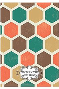 Hexagonal Pattern Pocket Notebook