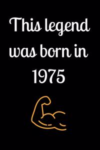 This legend was born in 1975