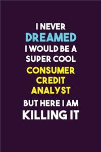 I Never Dreamed I would Be A Super Cool Consumer Credit Analyst But Here I Am Killing It