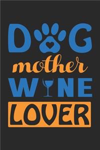 dog mother wine lover