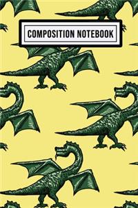 Dragon Wide Ruled Composition Notebook