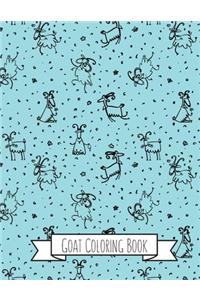 Goat Coloring Book