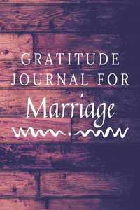 Gratitude Journal For Marriage