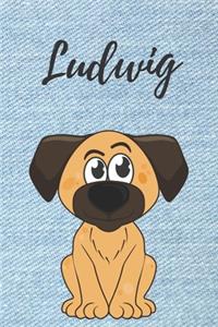 Personalisiertes Notizbuch - Hunde Ludwig