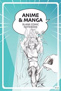 Anime Manga Blank Comic Notebook