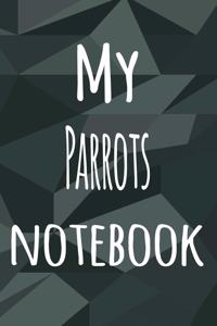 My Parrots Notebook