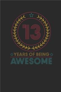 13 Years Of Being Awesome