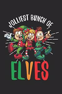 Christmas cheerful elves bunch