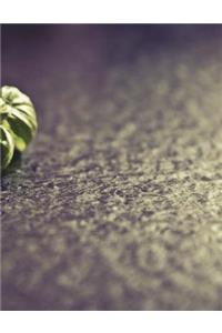 Basil Notebook Large Size 8.5 X 11 Ruled 150 Pages Softcover