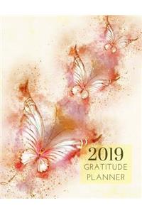 2019 Butterfly Gratitude Journal Daily Planner