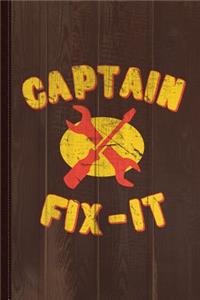 Captain Fix-It Journal Notebook