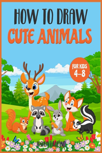 How to Draw Cute animals for kids 4-8