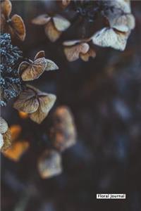 Floral Journal - Hydrangea - (Unruled)