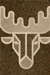 Cool Moose Symbol Journal