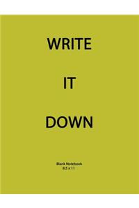 Blank Notebook
