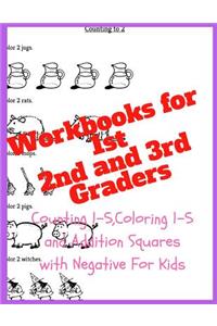 Workbooks for Ist Graders,2nd and 3rd Graders