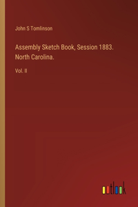 Assembly Sketch Book, Session 1883. North Carolina.