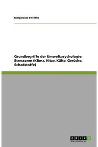 Grundbegriffe der Umweltpsychologie