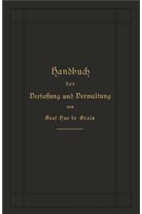 Handbuch der Verfassung und Verwaltung in Preußen und dem Deutschen Reich