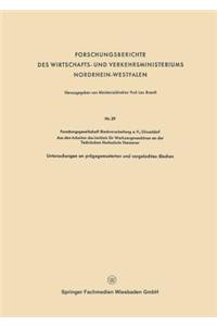 Forschungsberichte Des Wirtschafts- Und Verkehrsministeriums Nordrhein-Westfalen