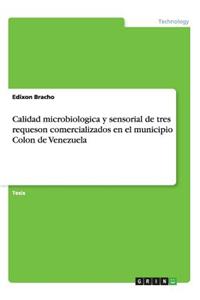 Calidad microbiologica y sensorial de tres requeson comercializados en el municipio Colon de Venezuela