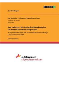 Res Judicata. Die Rechtskraftwirkung im US-amerikanischen Zivilprozess